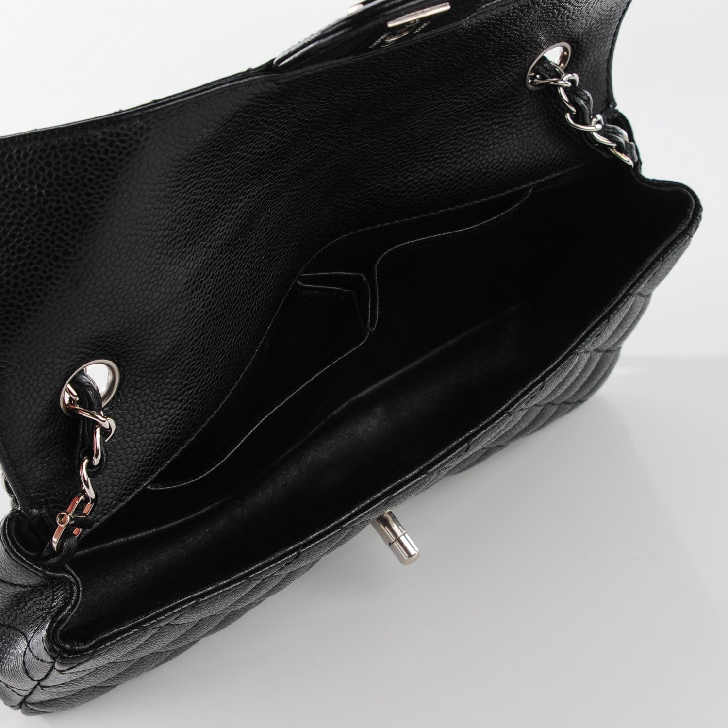 Chanel Caviar Quilted East West Flap Black 6 of 7