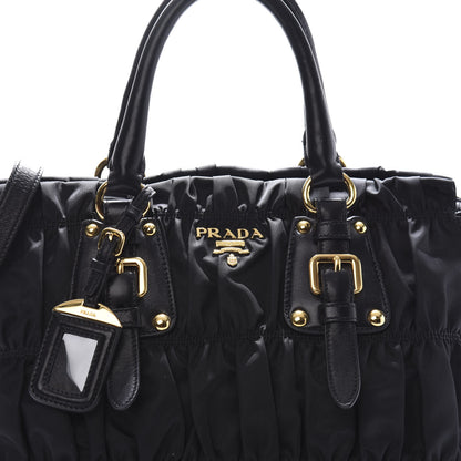 Prada Tessuto Nylon Gaufre Tote Black 10 of 10