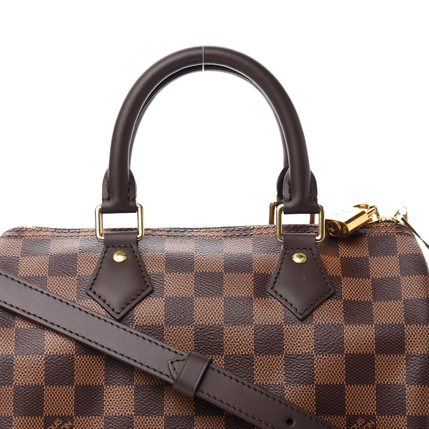 Louis Vuitton Damier Ebene Speedy Bandouliere 25 10 of 11