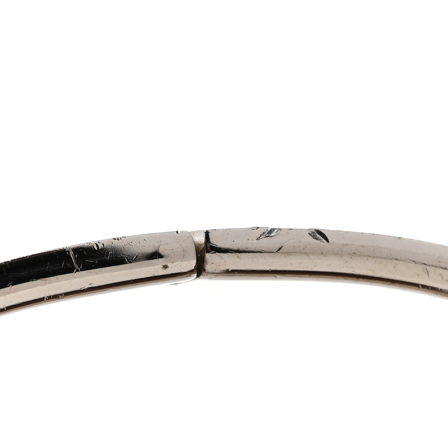 Enamel Extra Wide Clic Clac H Bracelet GM Pourpre