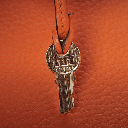 Hermes Taurillon Clemence Birkin 35 Orange 22 of 33