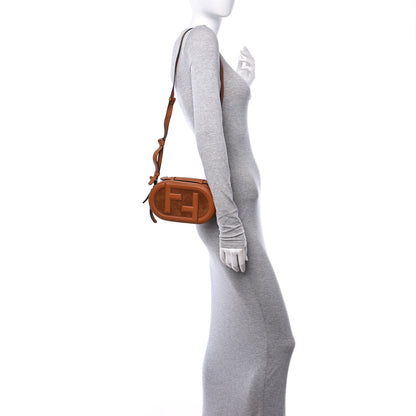 Fendi Vitello Grace Camoscio O'Lock Mini Camera Case Cuoio 3 of 13