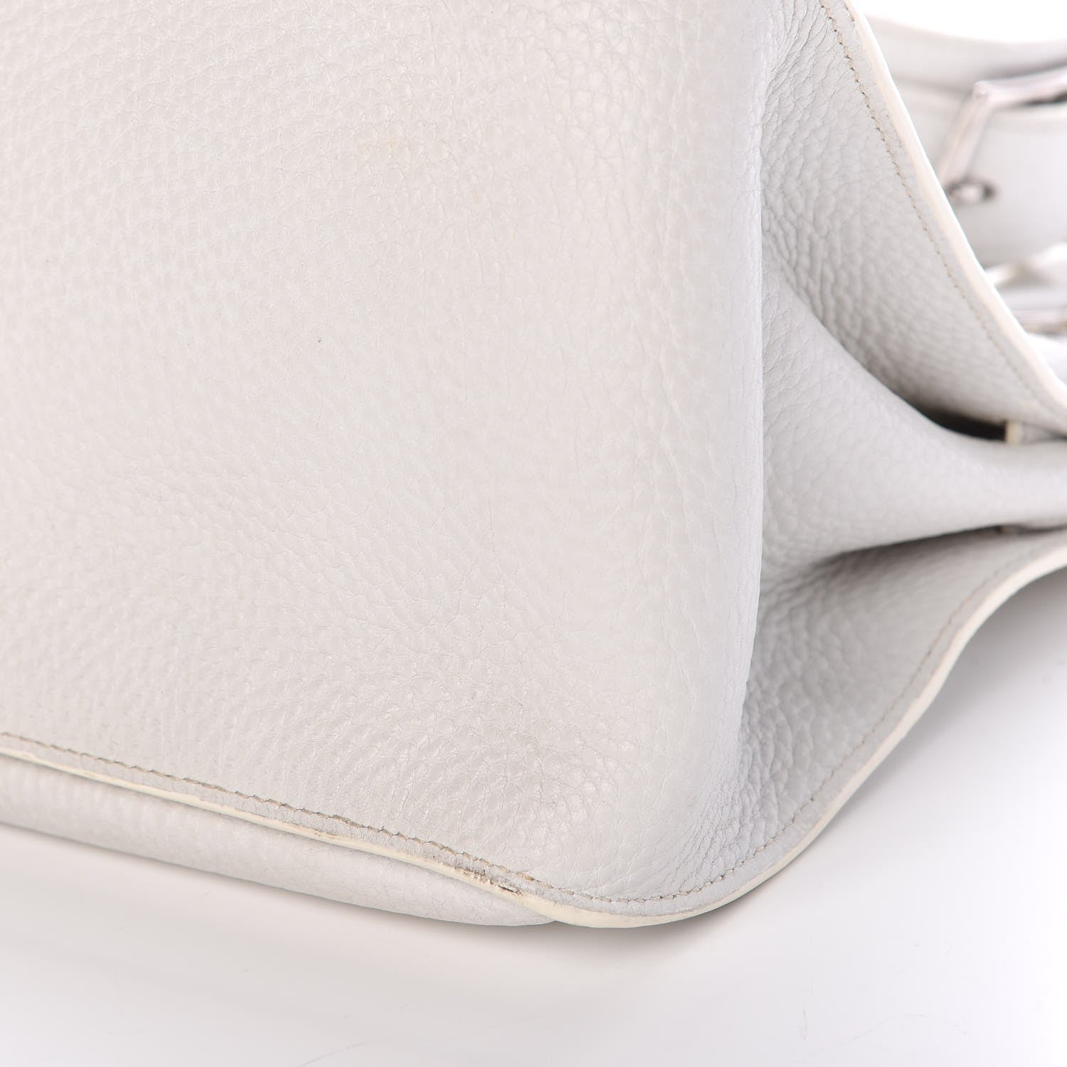 Hermes Taurillon Clemence Jypsiere 34 White 18 of 22