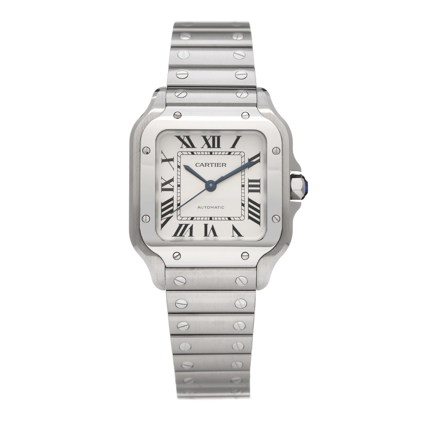 Stainless Steel 35mm Santos de Cartier Automatic Watch
