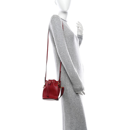 Fendi Vitello Cruise F is Fendi Mini Mon Tresor Bucket Bag Fragola 2 of 9