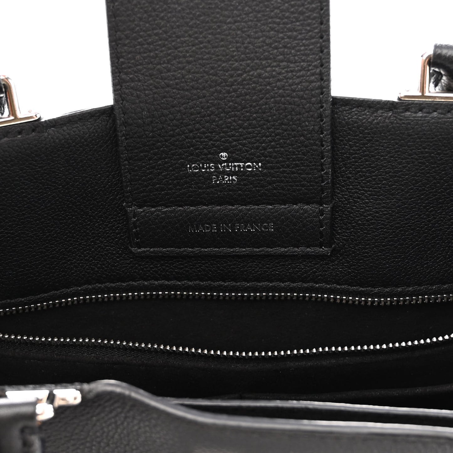 LOUIS VUITTON Calfskin Lockme Day Black