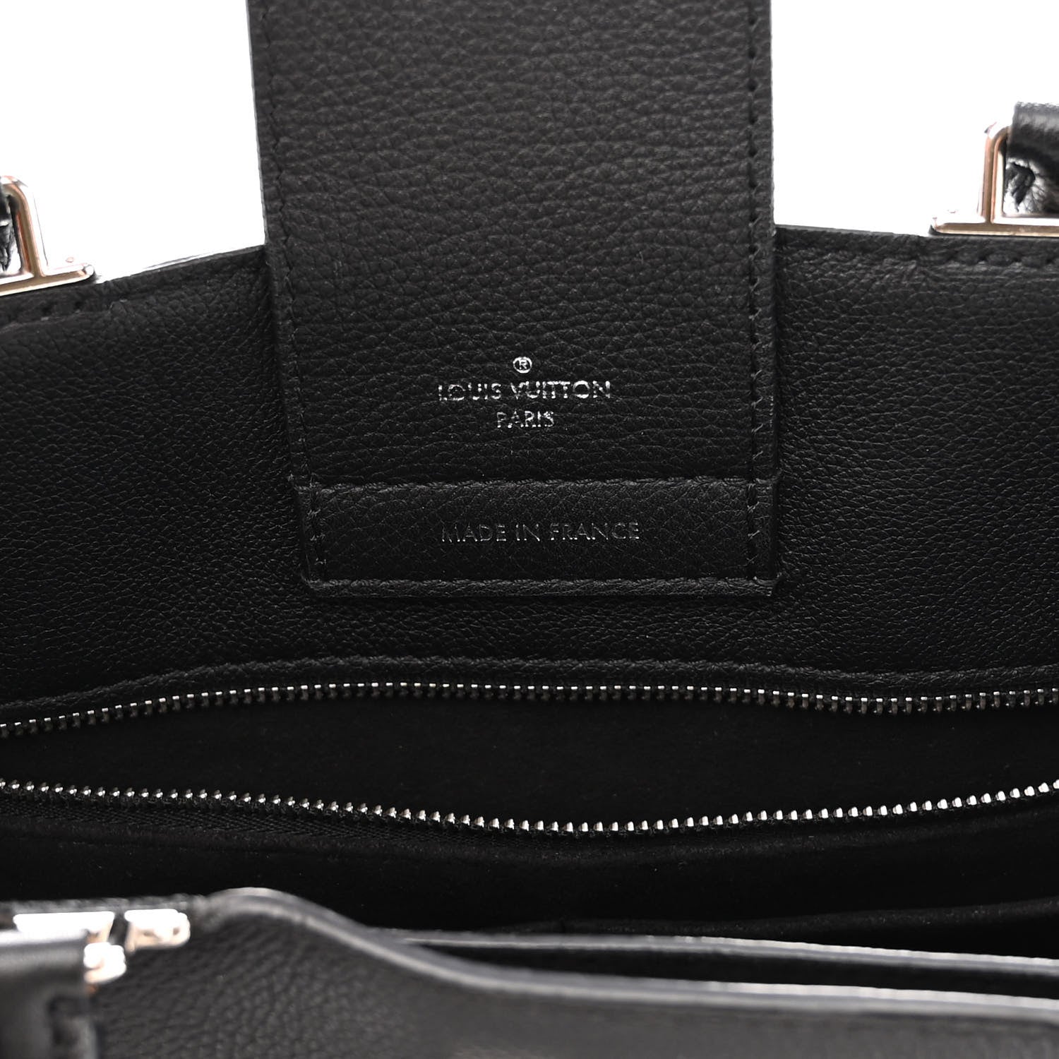 Louis Vuitton LOUIS VUITTON Calfskin Lockme Day Black 6 of 11