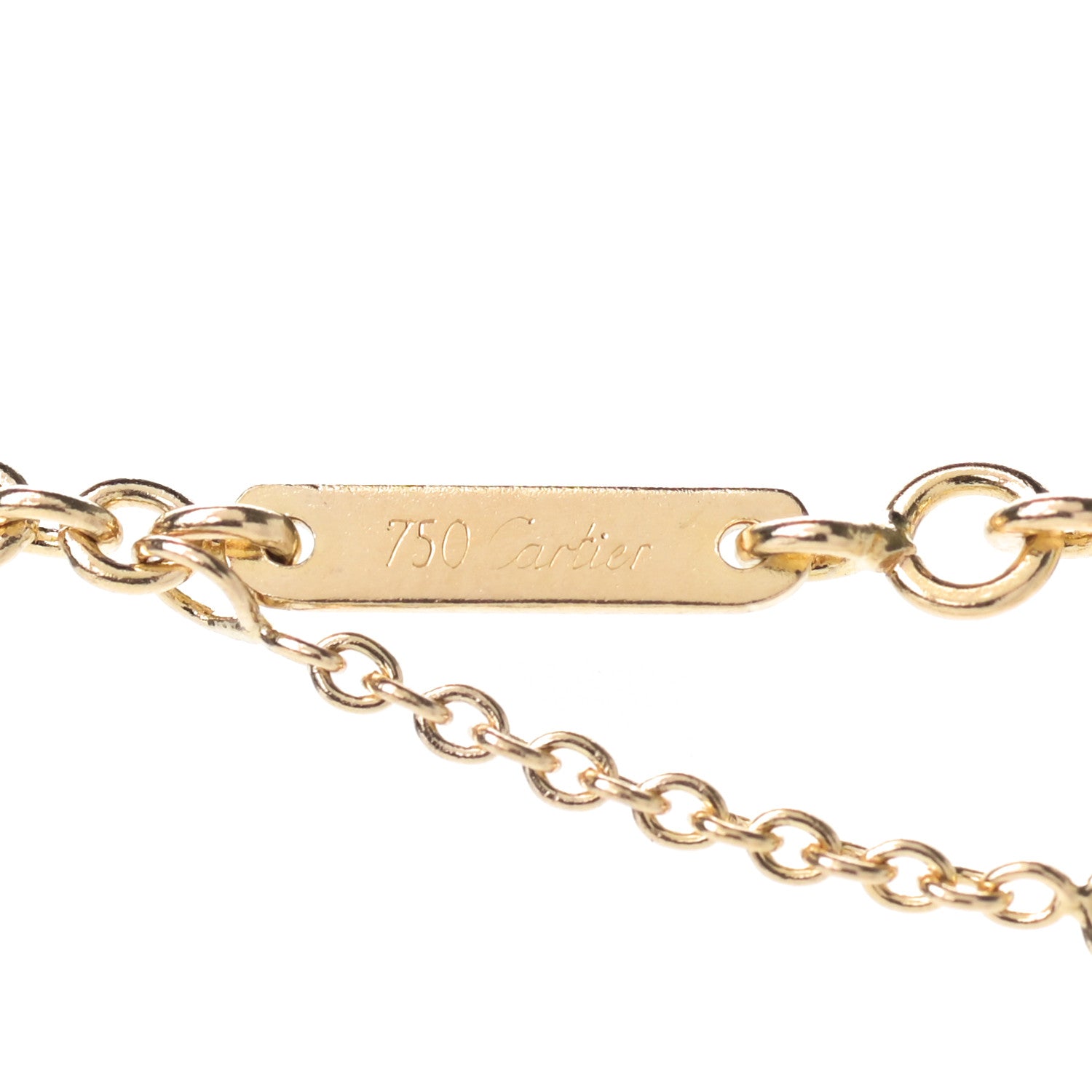 Cartier 18K Pink Yellow White Gold Trinity Pendant Necklace 4 of 5