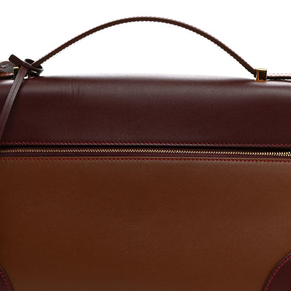 Loro Piana Smooth Calfskin Extra Bag L27 Burnt Tan Oxblood 7 of 9