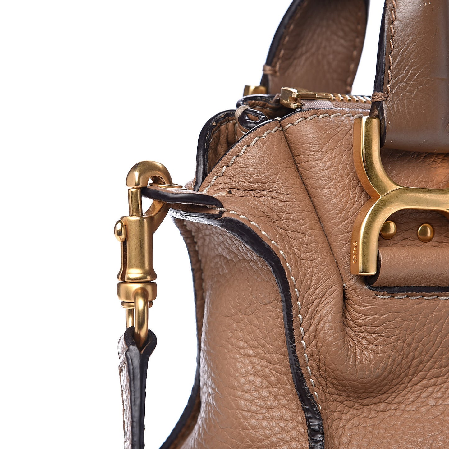 Calfskin Medium Marcie Satchel Nut