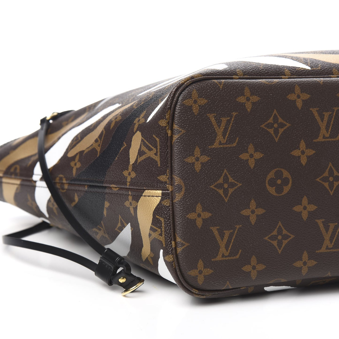 X LOL Monogram Neverfull MM Gold Silver