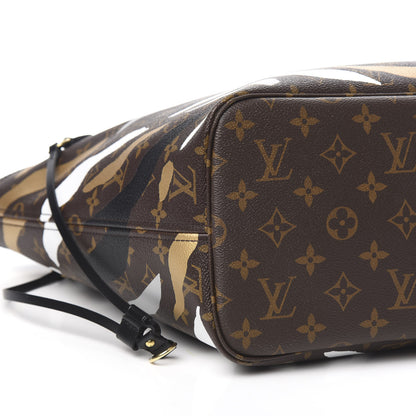 Louis Vuitton X LOL Monogram Neverfull MM Gold Silver 8 of 10