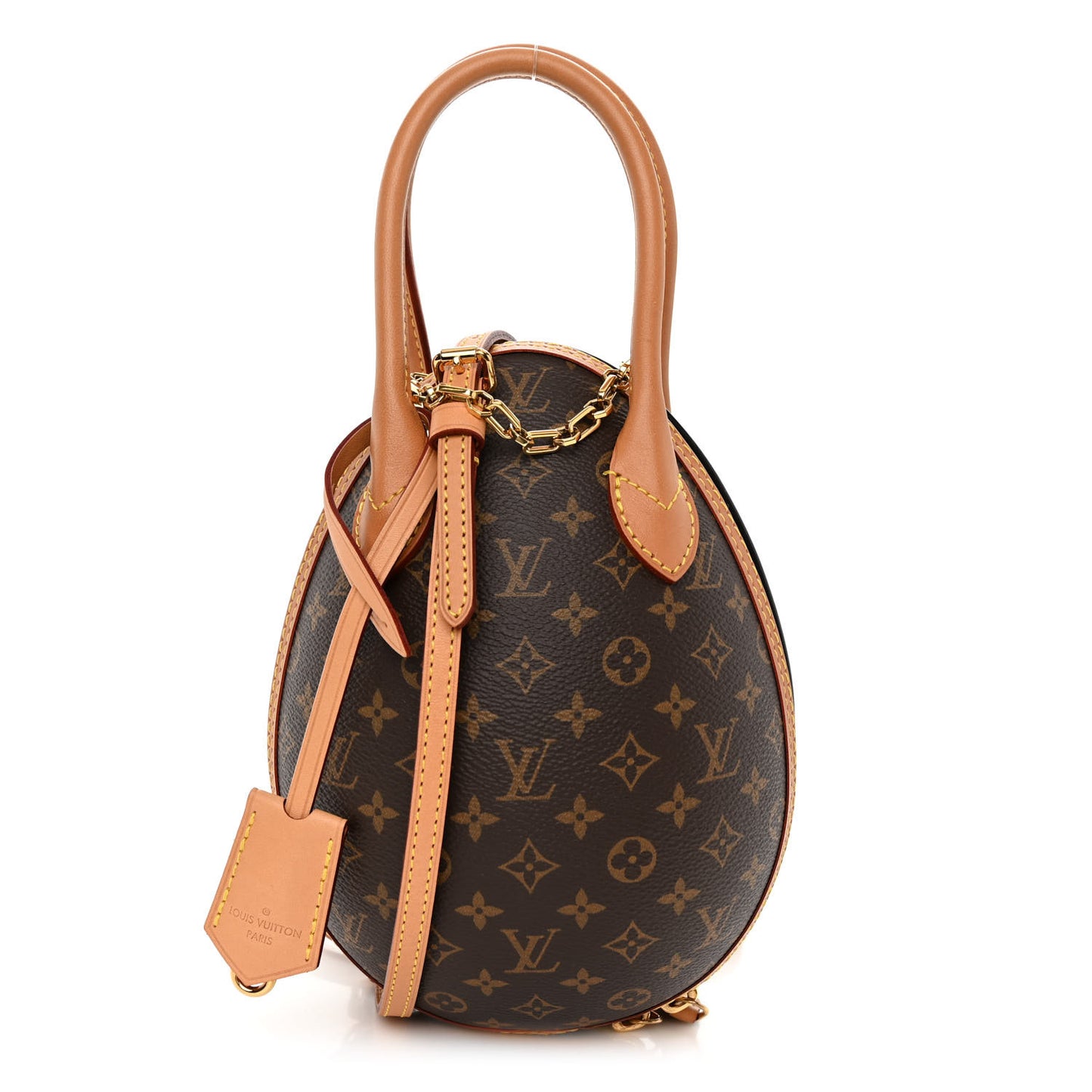 LOUIS VUITTON Monogram Egg Bag Black