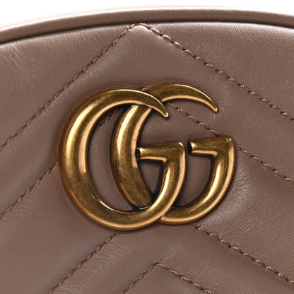 Gucci Calfskin Matelasse GG Marmont Belt Bag 85 34 Porcelain Rose 11 of 13