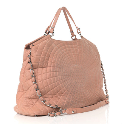 Chanel Iridescent Calfskin Large Sea Hit Tote Pink 2 of 10