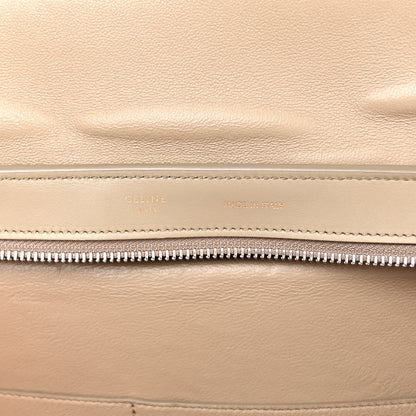 Celine Smooth Calfskin Suede Medium Tri-Color Trapeze Orange 10 of 17