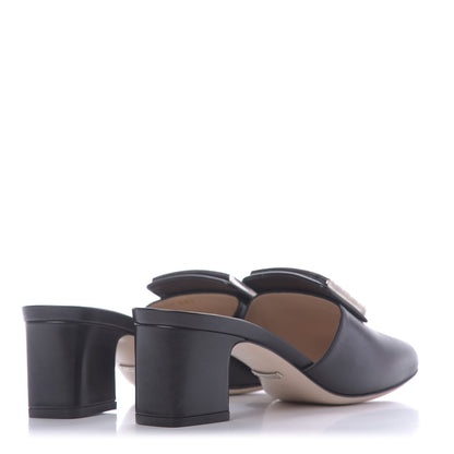 Gucci Malaga Kid Crystal Square G Madelyn 60mm Mules 37.5 Black 4 of 14