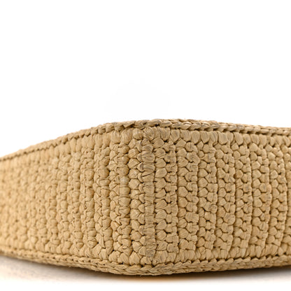 Prada Yarn Raffia Effect Crochet Mini Re-Edition 2000 Shoulder Bag Naturale 18 of 29