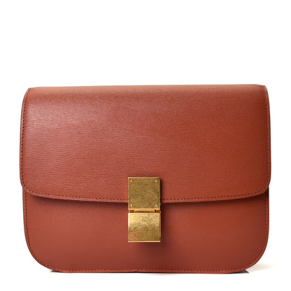 Celine Liege Medium Classic Box Flap Bag Terracotta 1 of 4