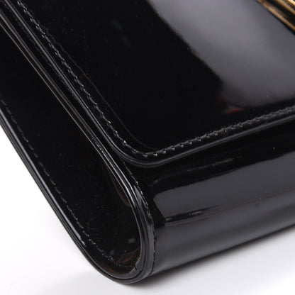 Louis Vuitton Patent Louise Clutch Black 8 of 10