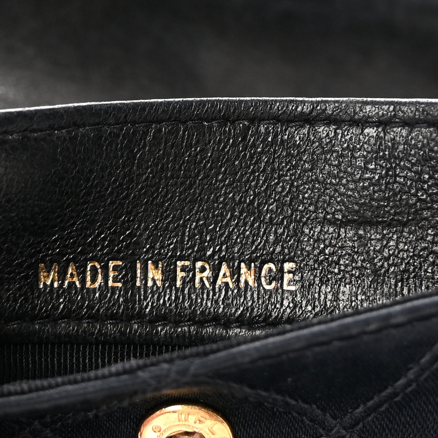 Satin Stitched Flap Card Case Black