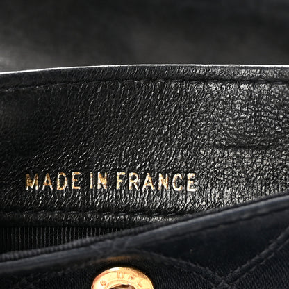 Chanel Satin Stitched Flap Card Case Black 7 of 8