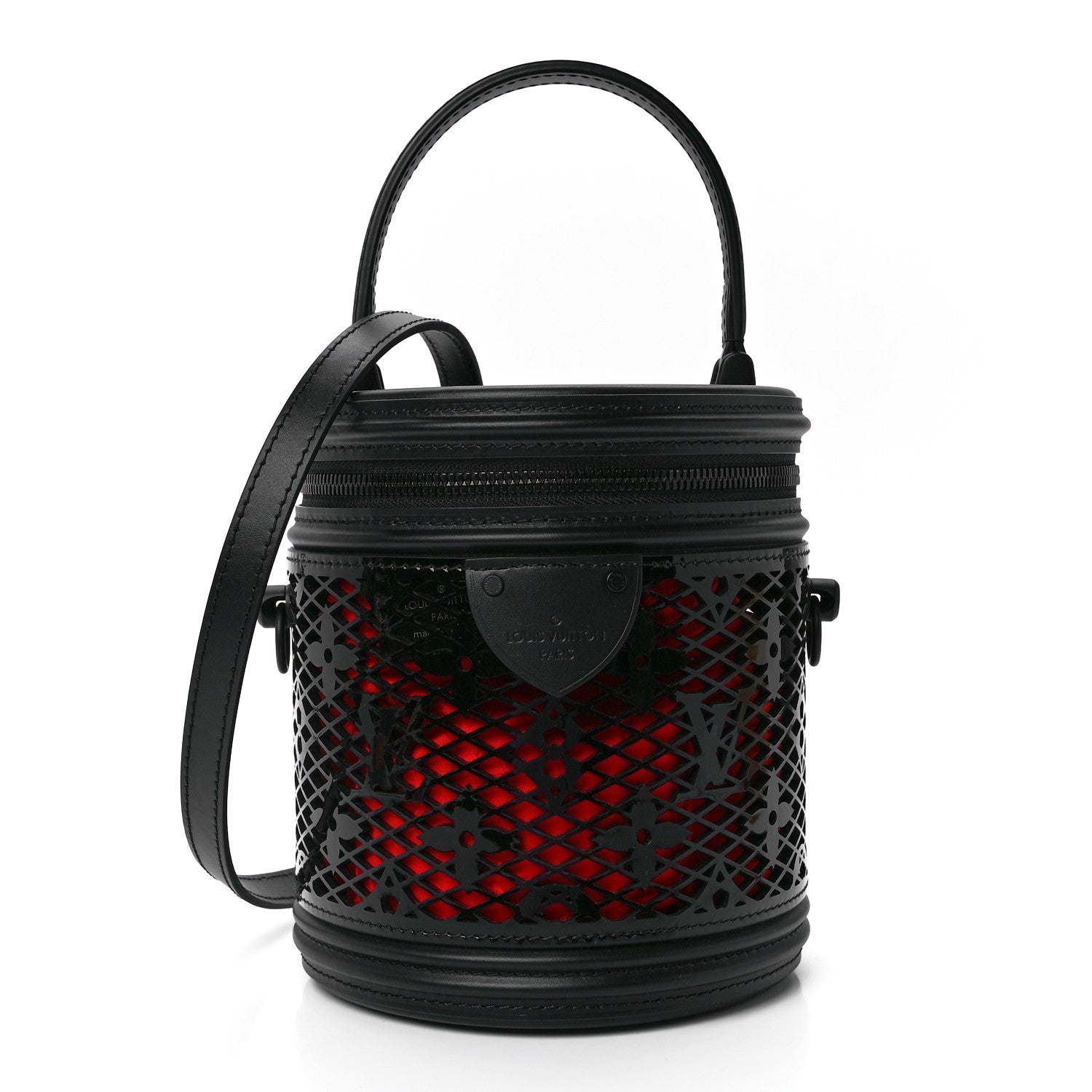 Louis Vuitton Patent Calfskin Monogram Cannes Black 1 of 13