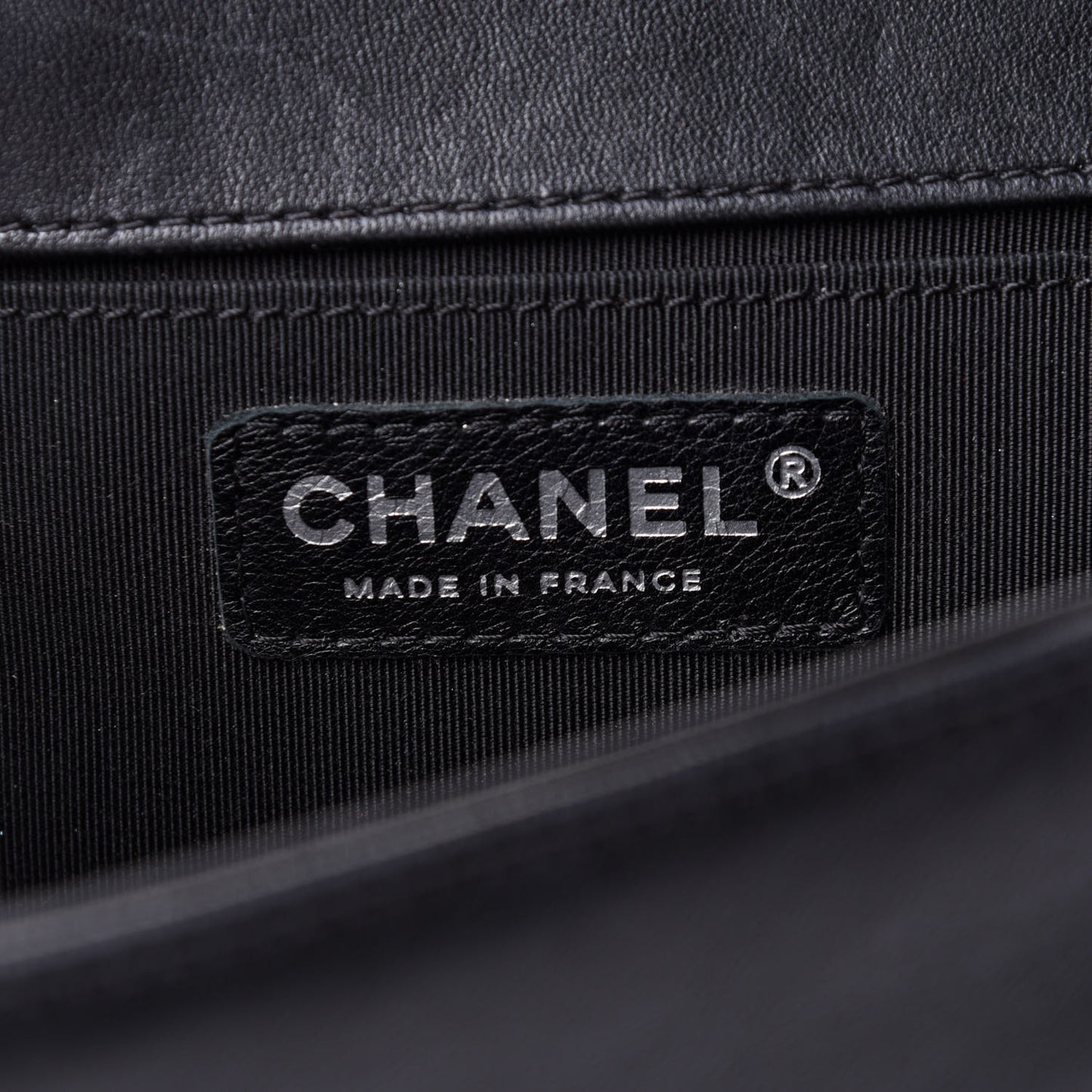 Lambskin Quilted Medium Boy Flap Black