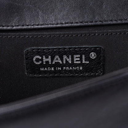 Chanel Lambskin Quilted Medium Boy Flap Black 6 of 11