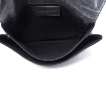 Balenciaga Agneau Giant 21 Gold Hardware Envelope Clutch Black 5 of 10
