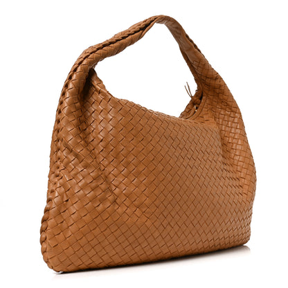Bottega Veneta Nappa Intrecciato Large Veneta Hobo Caramel 3 of 11