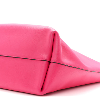 Saint Laurent Calfskin Large Shopping Tote Fuchsia 10 of 10