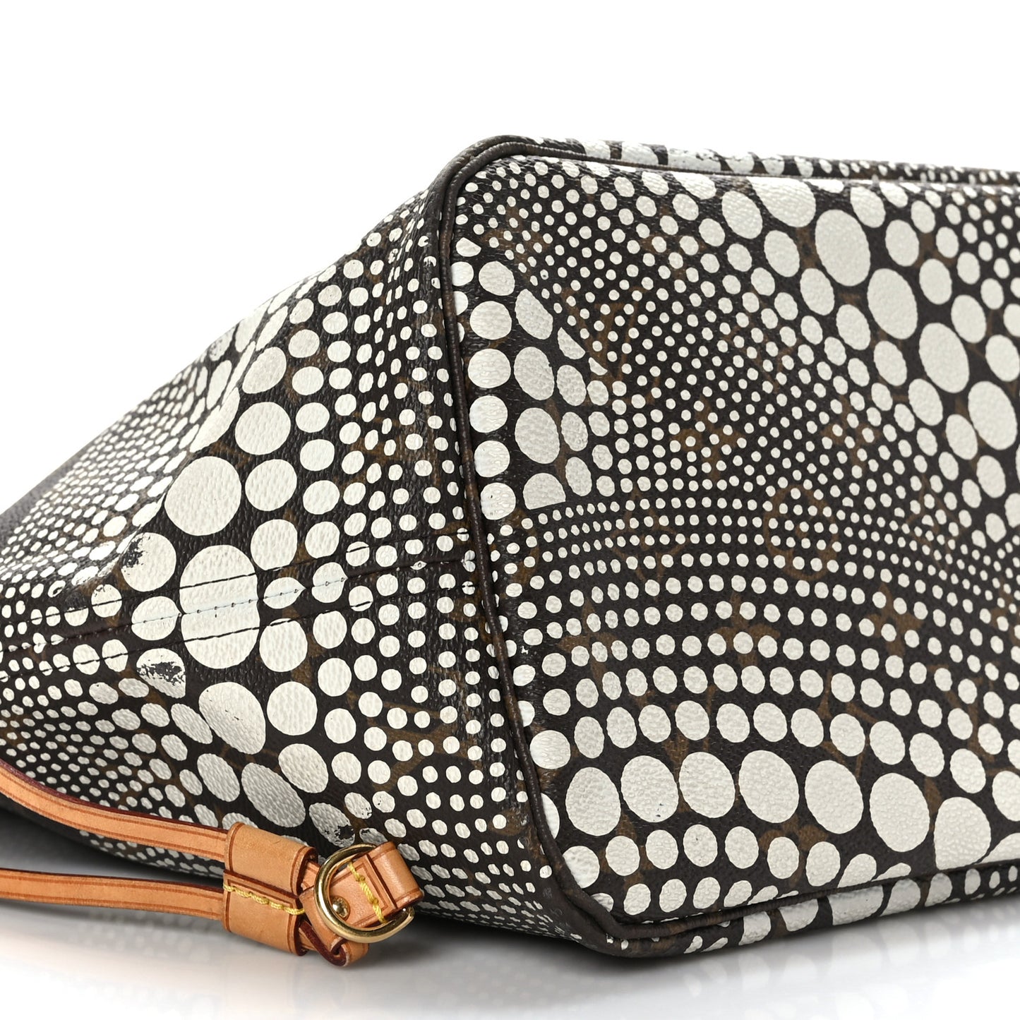Monogram Kusama Waves Neverfull MM White