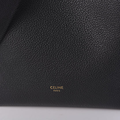 Celine Soft Grained Calfskin Sangle Bucket Bag Black 9 of 9