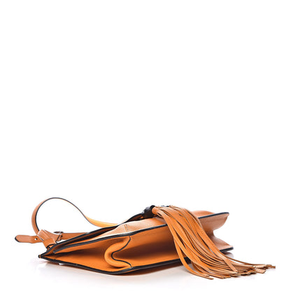 Gucci Cellarius Calfskin Medium Bamboo Daily Flap Shoulder Bag Curcuma 4 of 12