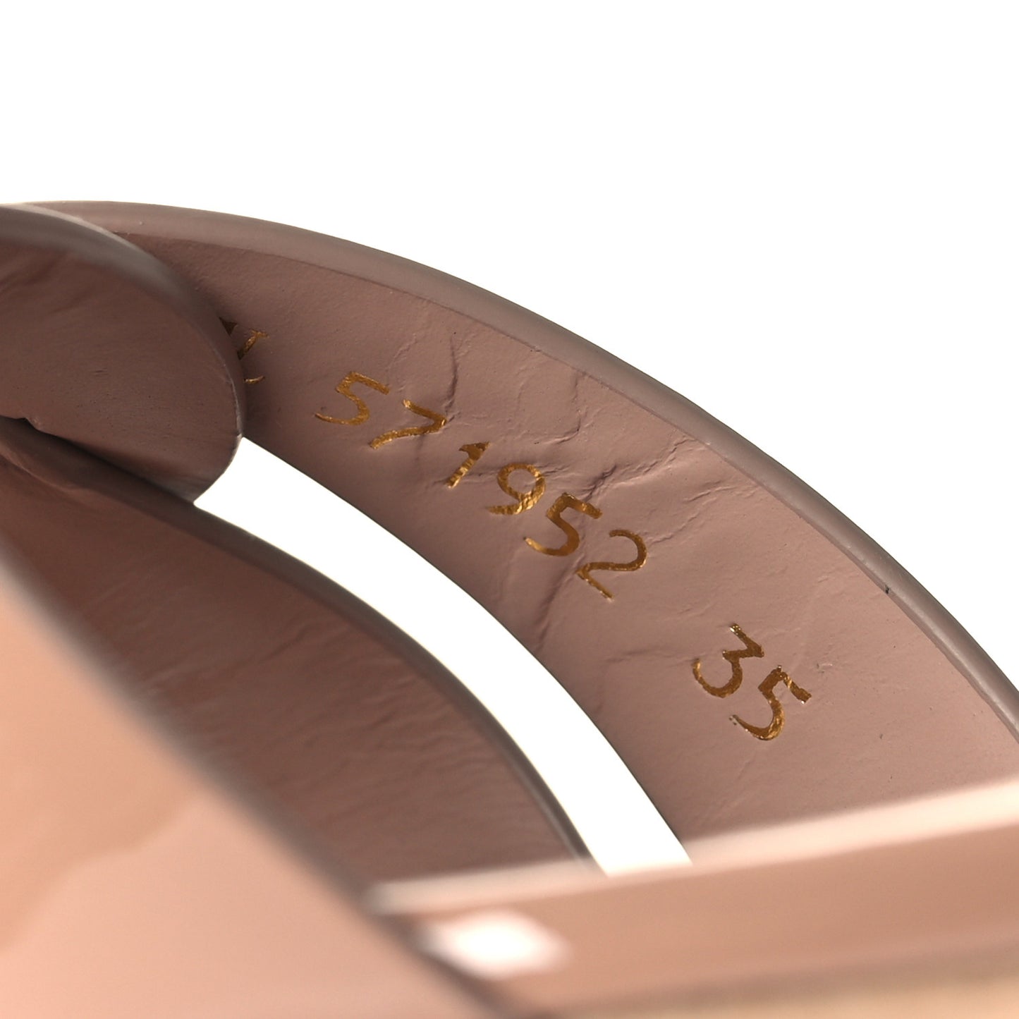 Patent Tribute 05 Slide Sandals 35 Nude