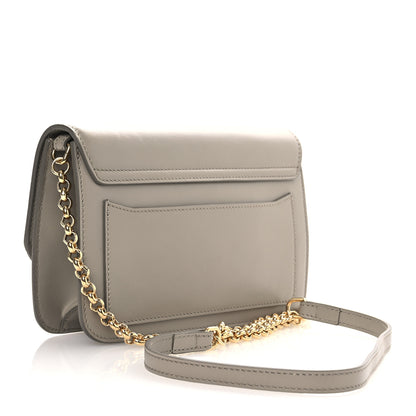 Chloe Calfskin Suede C Clutch With Chain Motty Grey 3 of 13