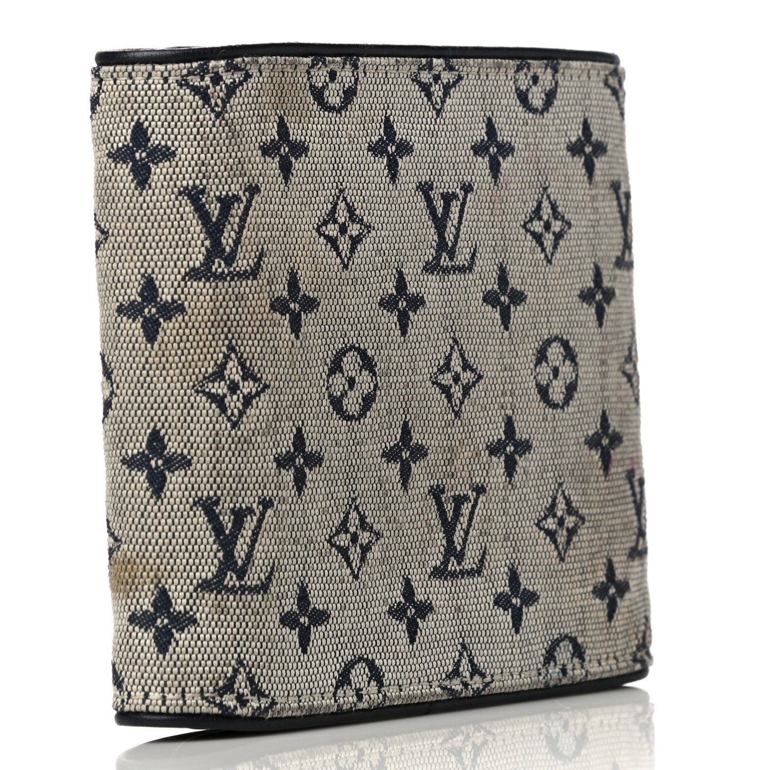 Louis Vuitton Mini Monogram Compact Wallet Blue 29 of 29
