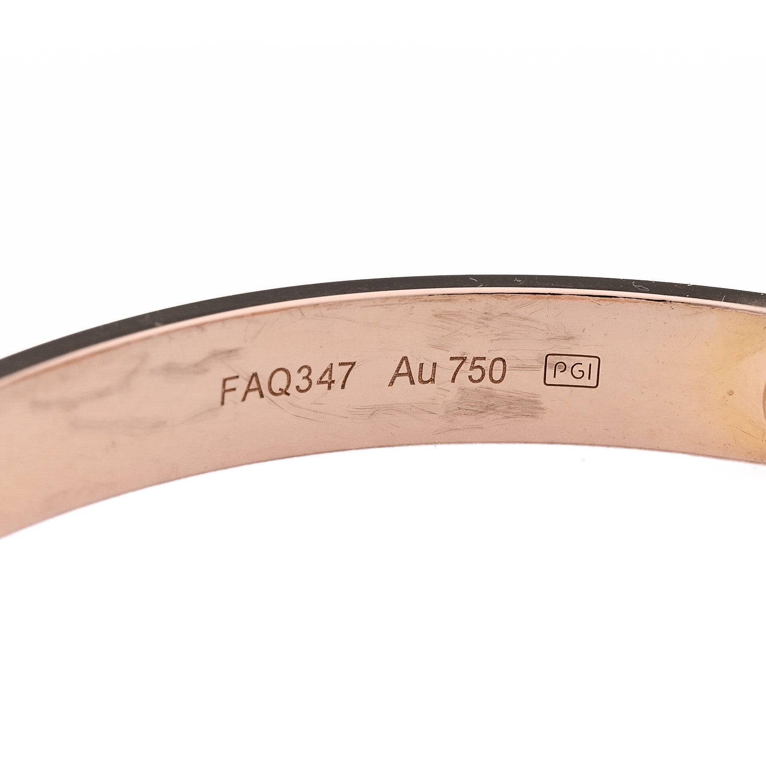 Cartier 18K Pink Gold LOVE Bracelet 17 4 of 8