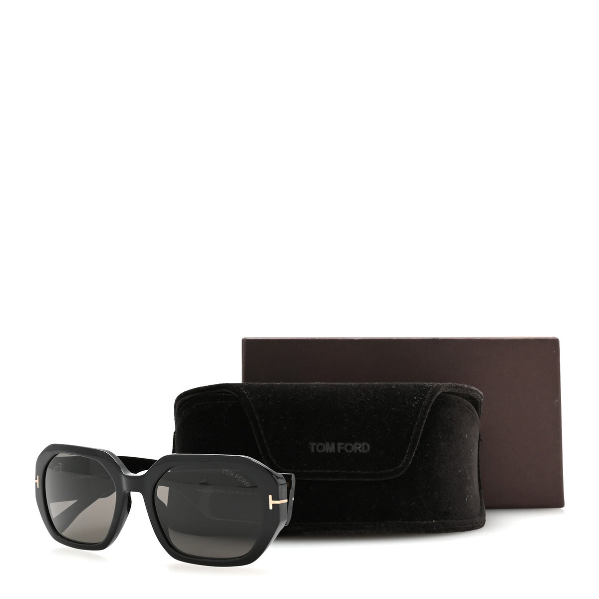 Tom Ford Acetate Veronique Sunglasses TF917 Black 8 of 8