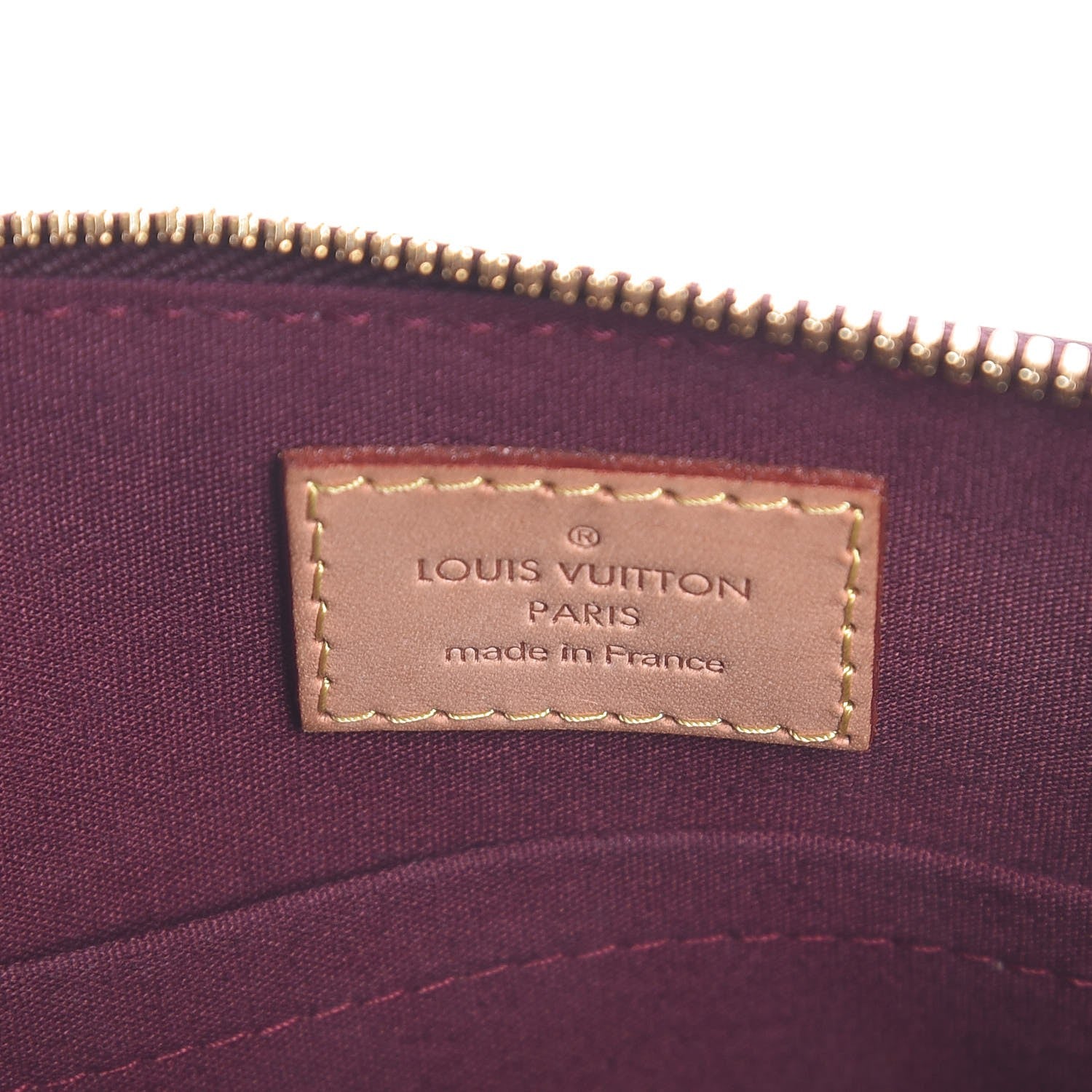 Louis Vuitton Vernis Alma BB Griotte 6 of 8