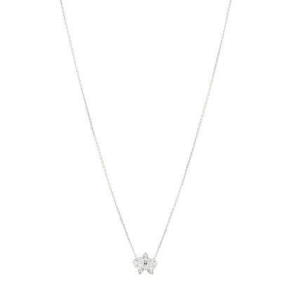 Cartier 18K White Gold Diamond Caresse D'Orchidees Par Cartier Necklace 1 of 6