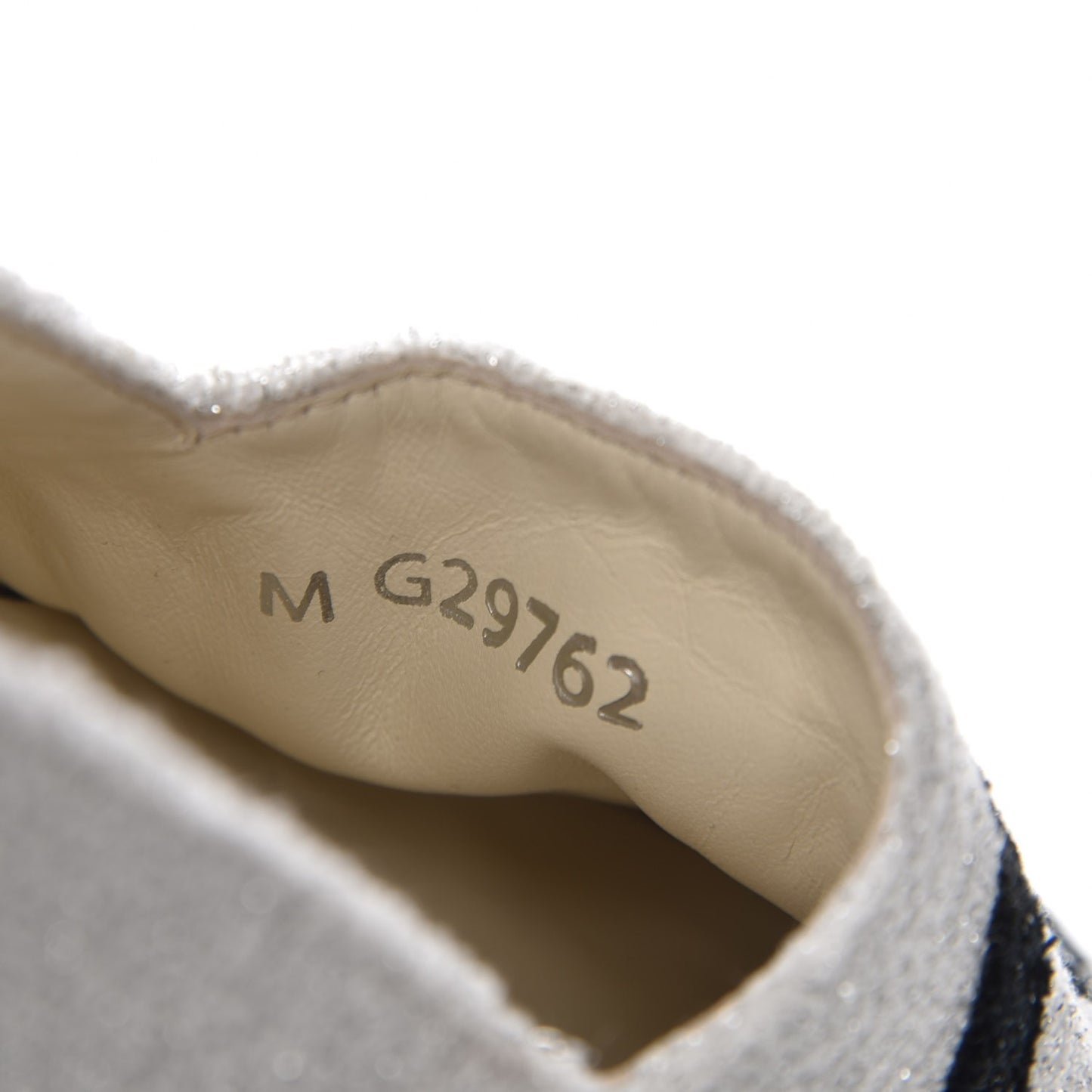 Fabric CC Espadrilles 37 Silver Black