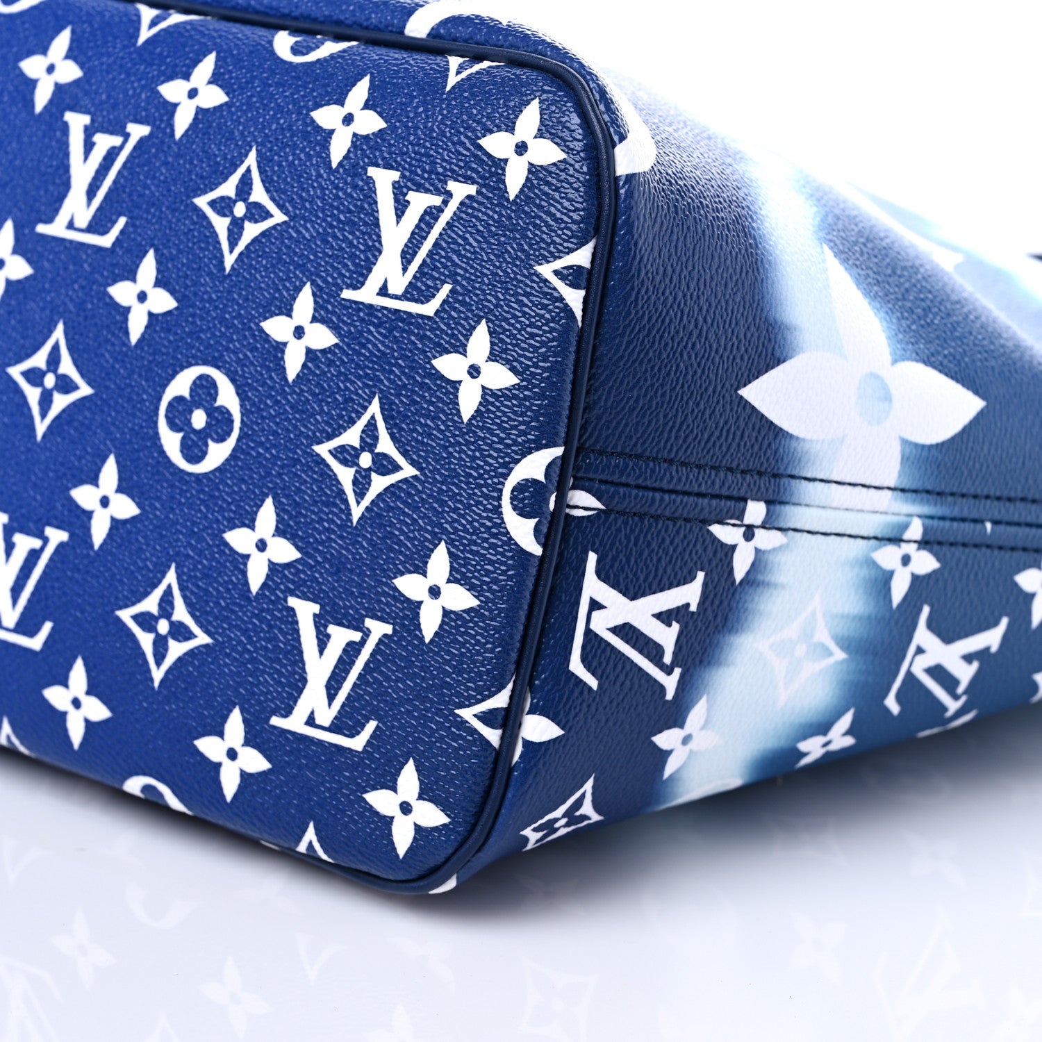 Louis Vuitton Monogram Escale Neverfull MM Blue 9 of 9