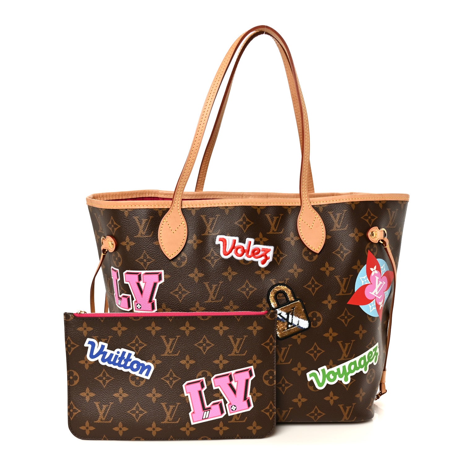 Louis Vuitton Monogram Travel Stickers Neverfull MM 3 of 14
