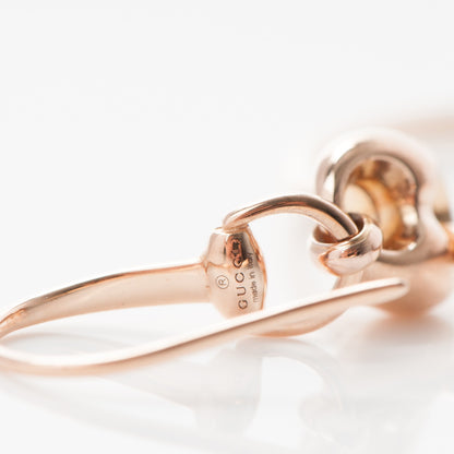 Gucci 18K Rose Gold Marina Hoop Earrings 3 of 4