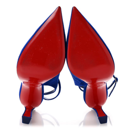 Christian Louboutin Veau Velours Condora Strap 100 Pumps 36.5 Galactiqueen 6 of 11