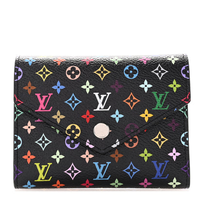 Louis Vuitton LV X TM Monogram Multicolor Victorine Wallet Black 1 of 7