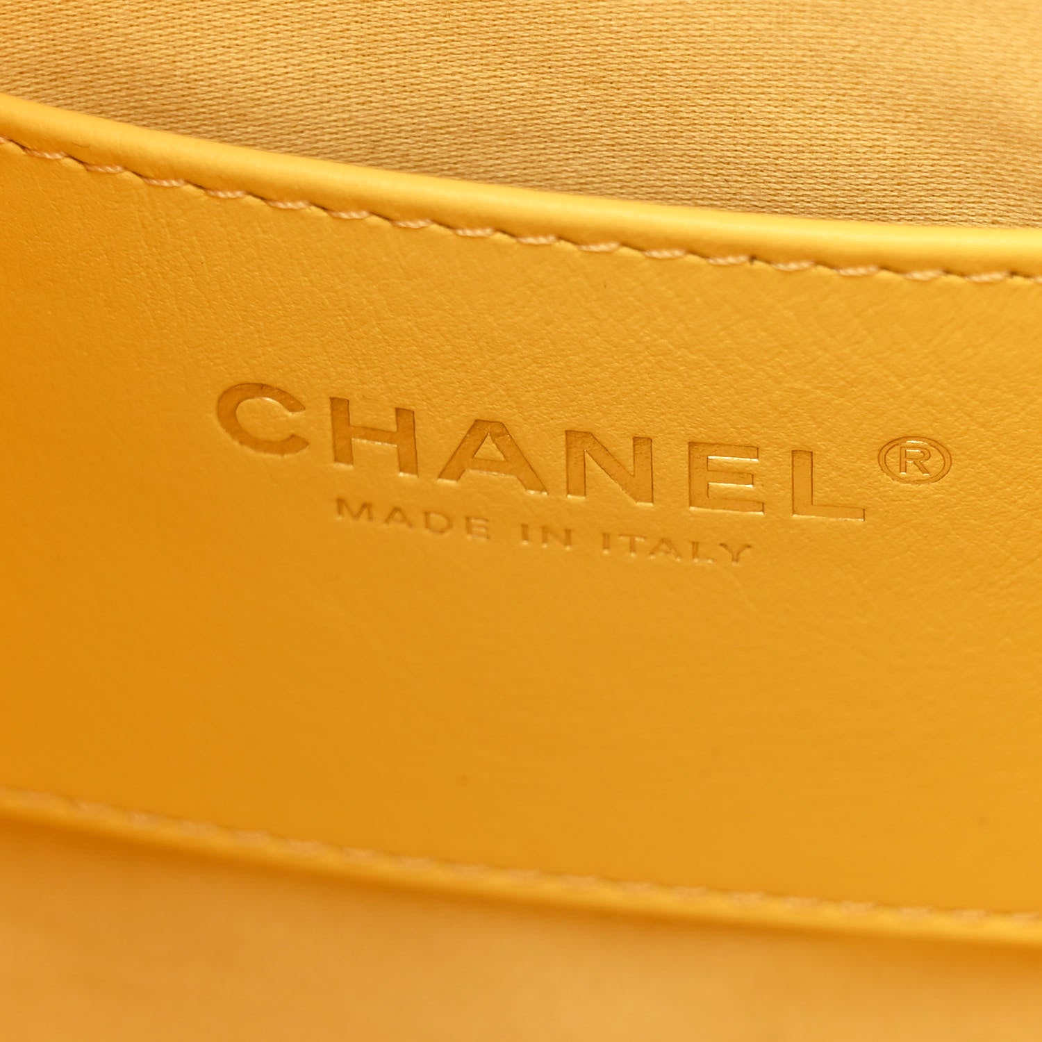 Chanel Caviar Quilted Small Chanel 25 Handbag Light Yellow 6 of 11