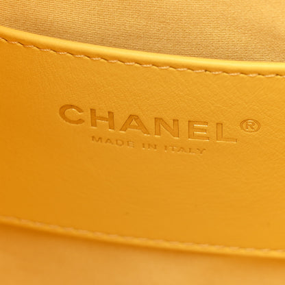 Chanel Caviar Quilted Small Chanel 25 Handbag Light Yellow 6 of 11